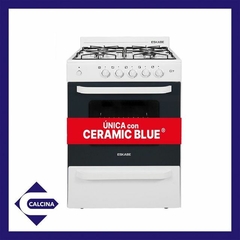 Cocina Ceramic Blue Eskabe Q7 Blanca 57cm Multigas