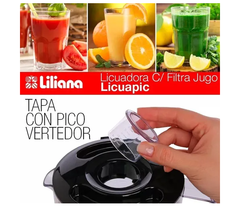 Licuadora Liliana Licuapic Al110 500W Filtro De Jugo en internet