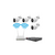 Kit De 6 Cámaras Full Hd Wifi Exterior Blanco - comprar online