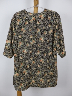 blusa vintage floral - G