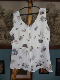 Imagem do blusa vintage flores - P