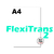 Papel transfer laser Konica Minolta - FlexiTrans A4 - Pcte