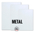 PMETALB - 1 Unid - Placas de Metal - Branca - Tamanhos Diversos - comprar online