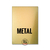 PMETALD - 1 Unid - Placa de Metal - 20x30cm - Dourada - comprar online