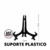 SPLAST03 - Suporte de Plastico Preto Pequeno - 5 Unid