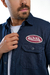 Camisa Sarja Worker Von Dutch Patch Marinho - Von Dutch Brasil ©