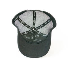 BONÉ VON DUTCH TRUCKER LIVE FAST PRETO - Von Dutch