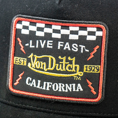 BONÉ VON DUTCH TRUCKER LIVE FAST PRETO na internet