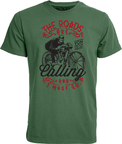 CAMISETA VON DUTCH THE ROADS VERDE na internet