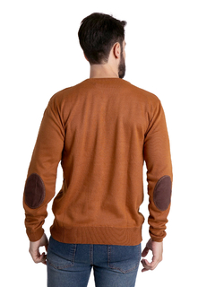 4403 - Sweater Importado de Acrílico Liso con Pitucón Cuello Redondo - comprar online