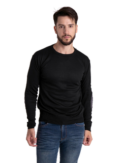 4403 - Sweater Importado de Acrílico Liso con Pitucón Cuello Redondo - tienda online
