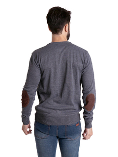 4403 - Sweater Importado de Acrílico Liso con Pitucón Cuello Redondo - comprar online