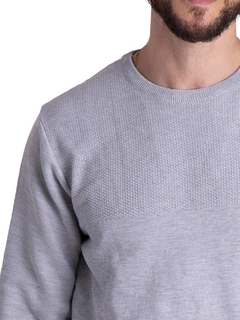 4407 - Sweater Tramado Importado de Acrílico Cuello Redondo - comprar online