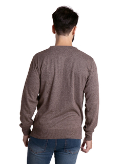 Imagen de 4427 - Sweater Importado de Acrílico Melange Escote V