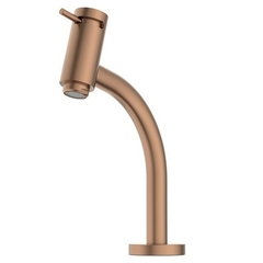 Torneira Para Banheiro Basic Bica Baixa Rose Gold Celite