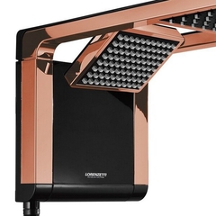 Imagem do Chuveiro Elétrico Acqua Duo Preto Rose Gold 7800w Lorenzetti