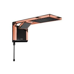 Chuveiro Elétrico Acqua Duo Preto Rose Gold 7800w Lorenzetti na internet