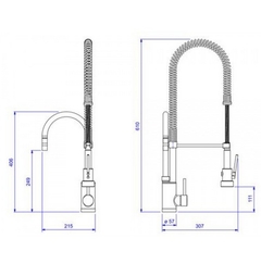 Monocomando Cozinha Gourmet Cromada Deca 2280.C - Vannkurs Metais