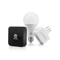 Kit Casa Conectada Lâmpada, Controle e Smart Plug Positivo - Vannkurs Metais