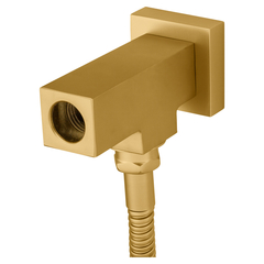 Desviador Para Chuveiro Quadrado Metal Gold Fani - comprar online