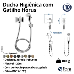 Ducha Higiênica Com Derivação Horus Ouro Velho Fani - Vannkurs Metais