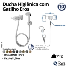 Ducha Higiênica Eros Ouro Velho Fani - loja online