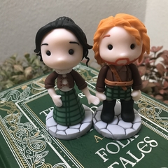 Bonecos Claire e Jamie Fraser Outlander