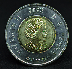 718 - Canadá 2 dólares, 2023 - 100º Aniversário - Nascimento de Jean Paul Riopelle, Colorida - comprar online