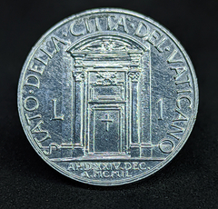 506 - Cidade do Vaticano 1 lira, 1950 - Papa Pio XII 1939 - 1958