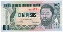 C21 - Cédula Guinea Bissau 100 Pesos 1990 - FE