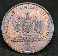 037 - Trinidad e Tobago 5 cêntimos, 1997 - comprar online