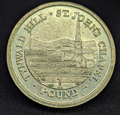 1270 - Ilha de Man 1 libra, 2007