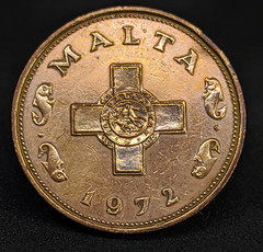 1263 - Malta 1 cêntimo, 1972 - Bronze - 25.9mm - KM# 8 - comprar online