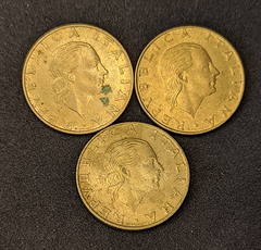 1007 - Três moedas da Itália - comprar online