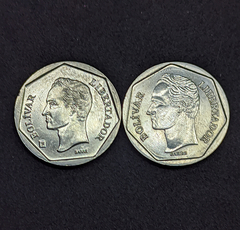 1128 - Duas moedas da Venezuela - comprar online