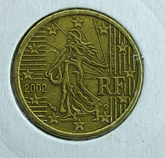 1341 - França 10 cêntimos de euro 2002