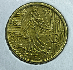 1342 - França 10 cêntimos de euro 2013