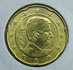 1378 - Bélgica 20 cêntimos de euro, 2019