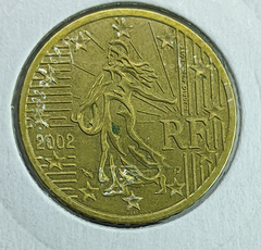 1391 - França 50 cêntimos de euro 2002