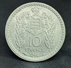 1228 - Mônaco 10 francos, 1946