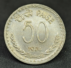 320 - Índia 50 paise, 1974 - Bombaim