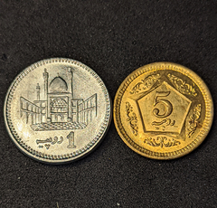 174 - Duas moedas do Paquistão