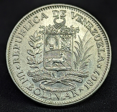 422 - Venezuela 1 bolivar, 1967