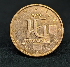 404 - Croácia 1 cêntimo de euro, 2023