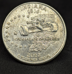 233 - Estados Unidos da América ¼ dólar, 2002 D - Indiana