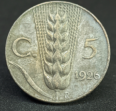 1184 - Itália 5 centésimos, 1926