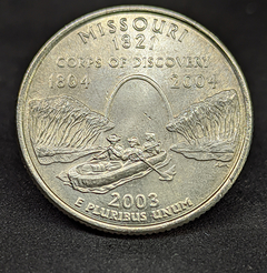 242 - Estados Unidos da América ¼ dólar, 2003 P - Estado de Missouri