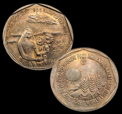 253 - Duas moedas FAO da Índia