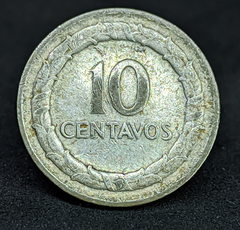 606 - Colômbia 10 centavos, 1947 - Prata