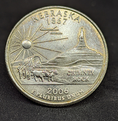 281 - Estados Unidos da América ¼ dólar, 2006 P - Nebraska